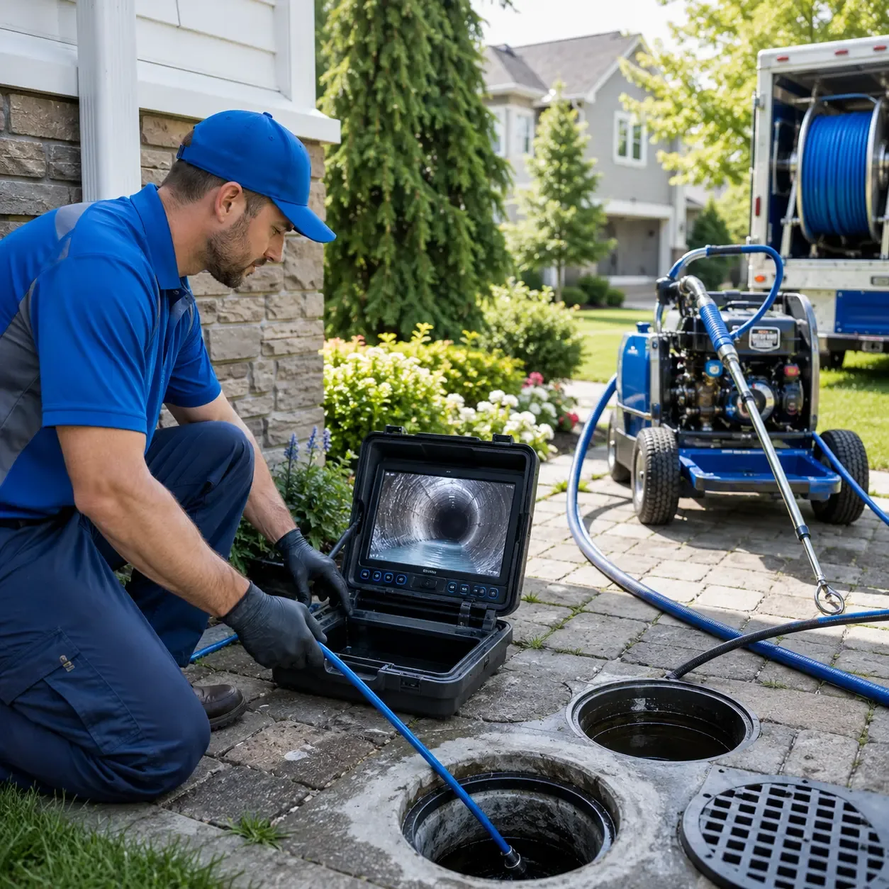 Outdoor drain cleaning professionals serving Freeport, OH