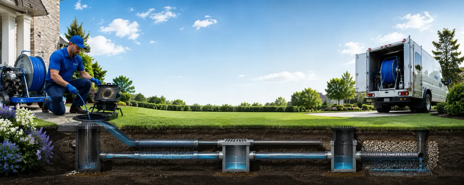 Outdoor drain cleaning information for Freeport, OH